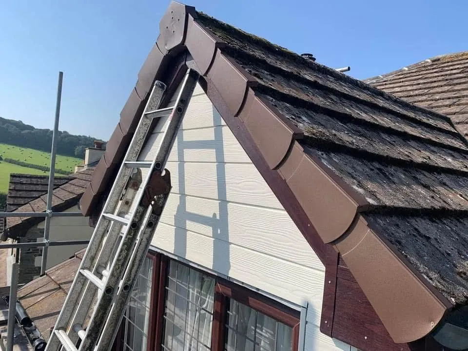 New fascias, bargeboards and guttering in Cullompton
